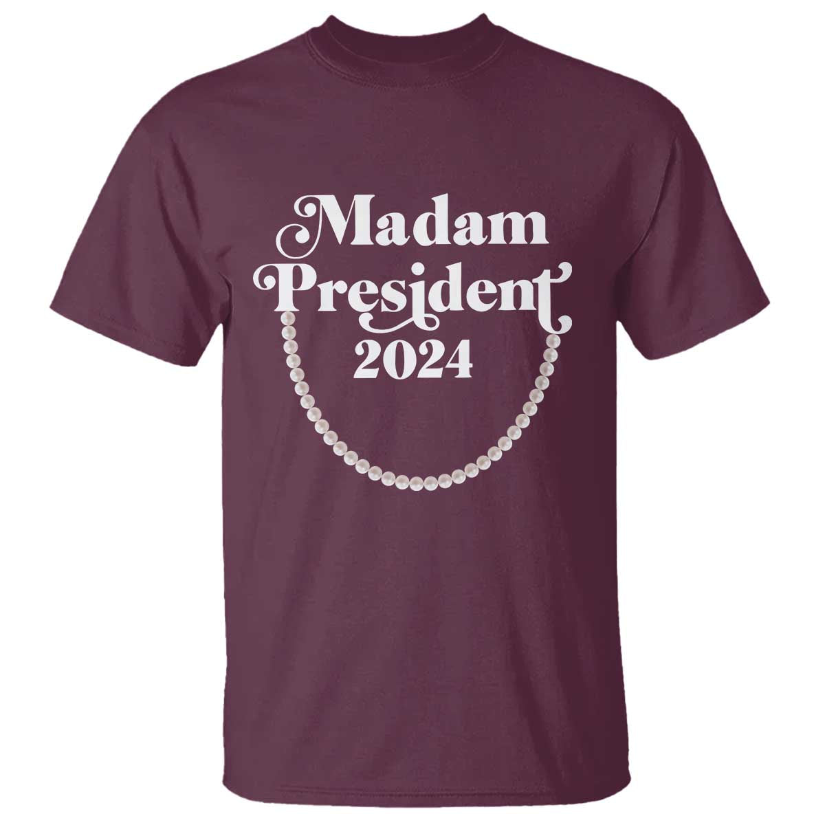 Harris Supporter T Shirt Madam President 2024 First Female President Election - Wonder Print Shop