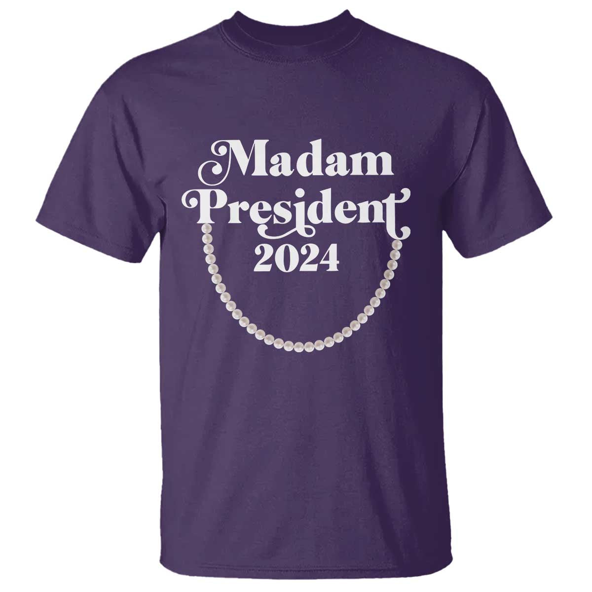 Harris Supporter T Shirt Madam President 2024 First Female President Election - Wonder Print Shop