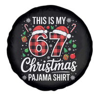 This Is My 67 Christmas Pajama Spare Tire Cover Six Seven Meme Xmas - Wonder Print Shop