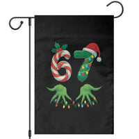Funny Six Seven Christmas 67 Meme Gen Alpha Slang Elf Hands Garden Flag - Wonder Print Shop