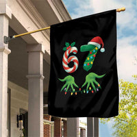 Funny Six Seven Christmas 67 Meme Gen Alpha Slang Elf Hands Garden Flag - Wonder Print Shop