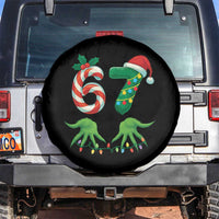Funny Six Seven Christmas 67 Meme Gen Alpha Slang Elf Hands Spare Tire Cover - Wonder Print Shop