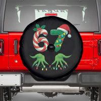 Funny Six Seven Christmas 67 Meme Gen Alpha Slang Elf Hands Spare Tire Cover - Wonder Print Shop