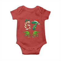 Funny Six Seven Christmas 67 Meme Gen Alpha Slang Elf Hands Baby Onesie - Wonder Print Shop