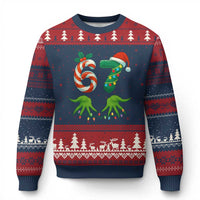 Funny Six Seven Xmas 67 Meme Gen Alpha Slang Elf Hands Ugly Christmas Sweater - Wonder Print Shop