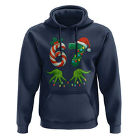 Funny Six Seven Christmas 67 Meme Gen Alpha Slang Elf Hands Hoodie - Wonder Print Shop