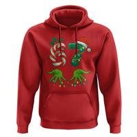 Funny Six Seven Christmas 67 Meme Gen Alpha Slang Elf Hands Hoodie - Wonder Print Shop