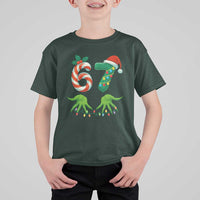 Funny Six Seven Christmas 67 Meme Gen Alpha Slang Elf Hands T Shirt For Kid - Wonder Print Shop
