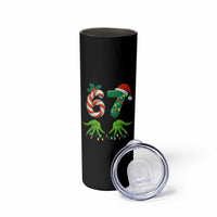 Funny Six Seven Christmas 67 Meme Gen Alpha Slang Elf Hands Skinny Tumbler - Wonder Print Shop