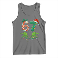Funny Six Seven Christmas 67 Meme Gen Alpha Slang Elf Hands Tank Top - Wonder Print Shop