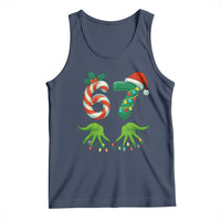 Funny Six Seven Christmas 67 Meme Gen Alpha Slang Elf Hands Tank Top - Wonder Print Shop