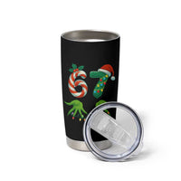Funny Six Seven Christmas 67 Meme Gen Alpha Slang Elf Hands Tumbler Cup - Wonder Print Shop