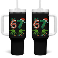 Funny Six Seven Christmas 67 Meme Gen Alpha Slang Elf Hands Tumbler With Handle - Wonder Print Shop
