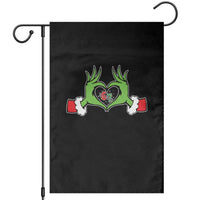 Funny Six Seven Christmas 67 Meme Gen Alpha Elf Heart Hands Garden Flag - Wonder Print Shop
