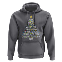 Christian Christmas Hoodie Jesus Wonderful Counselor Mighty God Xmas Tree - Wonder Print Shop