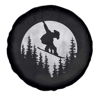 Funny Snowboard Cowboy Moon Snowboarding Winter Sports Spare Tire Cover - Wonder Print Shop