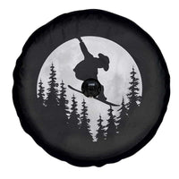 Funny Snowboard Cowboy Moon Snowboarding Winter Sports Spare Tire Cover - Wonder Print Shop