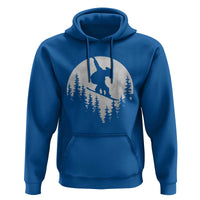 Funny Snowboard Cowboy Moon Snowboarding Winter Sports Hoodie - Wonder Print Shop