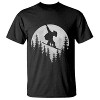 Funny Snowboard Cowboy Moon Snowboarding Winter Sports T Shirt - Wonder Print Shop