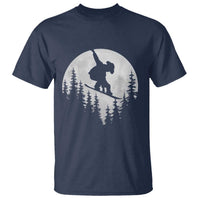 Funny Snowboard Cowboy Moon Snowboarding Winter Sports T Shirt - Wonder Print Shop