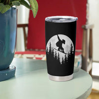 Funny Snowboard Cowboy Moon Snowboarding Winter Sports Tumbler Cup - Wonder Print Shop