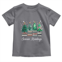 Funny Christmas Book Toddler T Shirt Season Readings Xmas Tree Bookworm Teacher Librarian - Wonder Print Shop