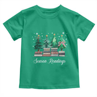 Funny Christmas Book Toddler T Shirt Season Readings Xmas Tree Bookworm Teacher Librarian - Wonder Print Shop