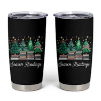 Funny Christmas Book Tumbler Cup Season Readings Xmas Tree Bookworm Teacher Librarian - Wonder Print Shop