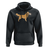 Funny Golden Retriever Dog New Year 2025 Fireworks Hoodie