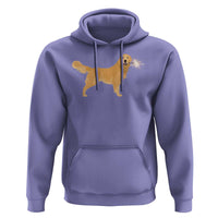 Funny Golden Retriever Dog New Year 2025 Fireworks Hoodie