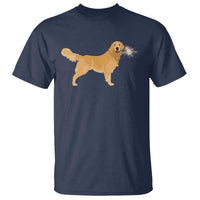 Funny Golden Retriever Dog New Year 2025 Fireworks T Shirt - Wonder Print Shop
