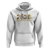Hello 2025 Happy New Year Hoodie Fireworks Snowman