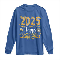 Happy New Year 2025 Long Sleeve Shirt New Year's Eve Party Family Matching