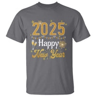 Happy New Year 2025 T Shirt New Year's Eve Party Family Matching - Wonder Print Shop