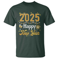 Happy New Year 2025 T Shirt New Year's Eve Party Family Matching - Wonder Print Shop