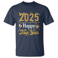 Happy New Year 2025 T Shirt New Year's Eve Party Family Matching - Wonder Print Shop