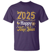 Happy New Year 2025 T Shirt New Year's Eve Party Family Matching - Wonder Print Shop