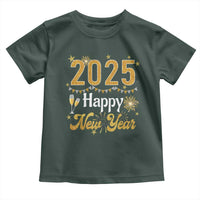 Happy New Year 2025 Toddler T Shirt New Year's Eve Party Family Matching