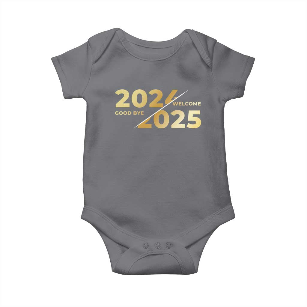 Happy New Year 2025 Goodbye 2024 Welcome 2025 Baby Onesie