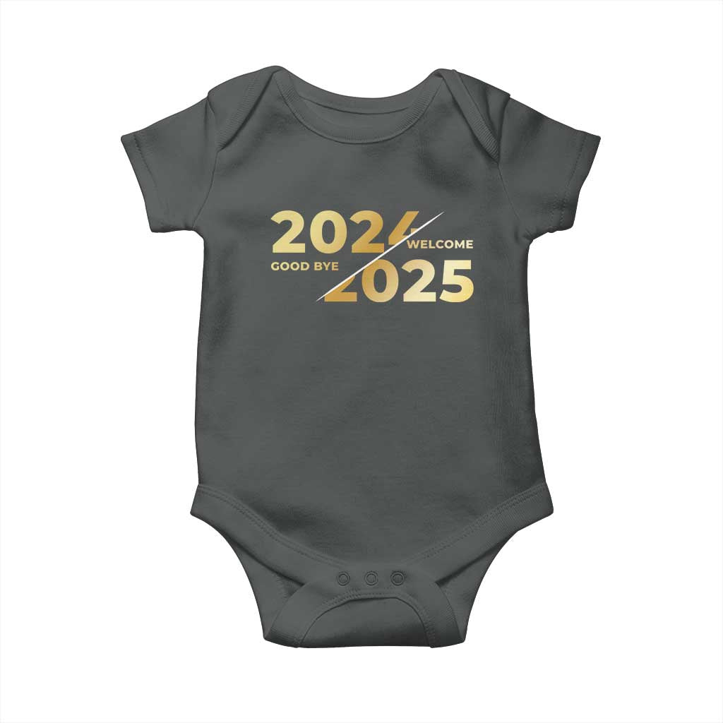 Happy New Year 2025 Goodbye 2024 Welcome 2025 Baby Onesie