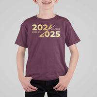 Happy New Year 2025 Goodbye 2024 Welcome 2025 T Shirt For Kid