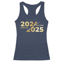 Happy New Year 2025 Goodbye 2024 Welcome 2025 Racerback Tank Top