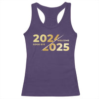 Happy New Year 2025 Goodbye 2024 Welcome 2025 Racerback Tank Top
