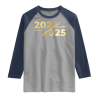 Happy New Year 2025 Goodbye 2024 Welcome 2025 Raglan Shirt