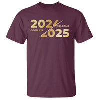 Happy New Year 2025 Goodbye 2024 Welcome 2025 T Shirt