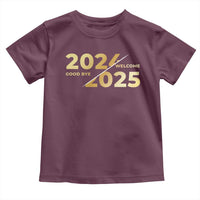 Happy New Year 2025 Goodbye 2024 Welcome 2025 Toddler T Shirt