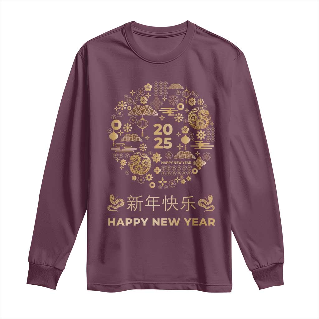 Chinese Lunar New Year 2025 Year Of The Snake Long Sleeve Shirt