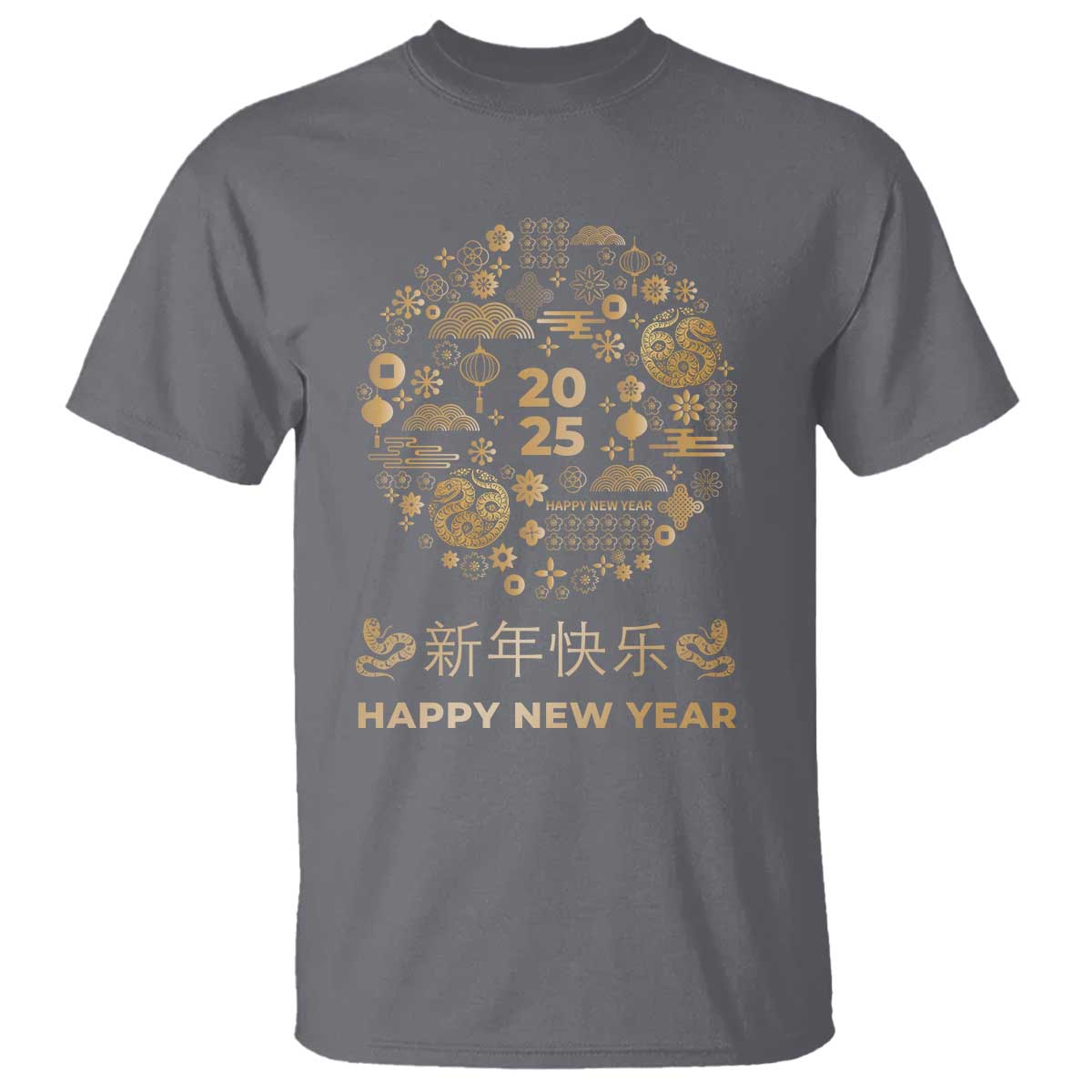 Chinese Lunar New Year 2025 Year Of The Snake T Shirt - Wonder Print Shop