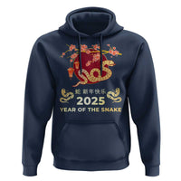 Chinese Lunar New Year 2025 Year Of The Snake Hoodie Cherry Blossom
