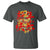 Happy Chinese New Year 2025 T Shirt Calligraphy Year Of The Snake Golden Flowers - Wonder Print Shop